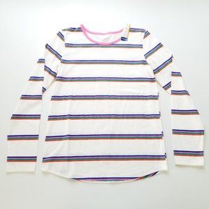 💥 3/$15 - Arizona Rainbow Stripe Tee Size L NWT